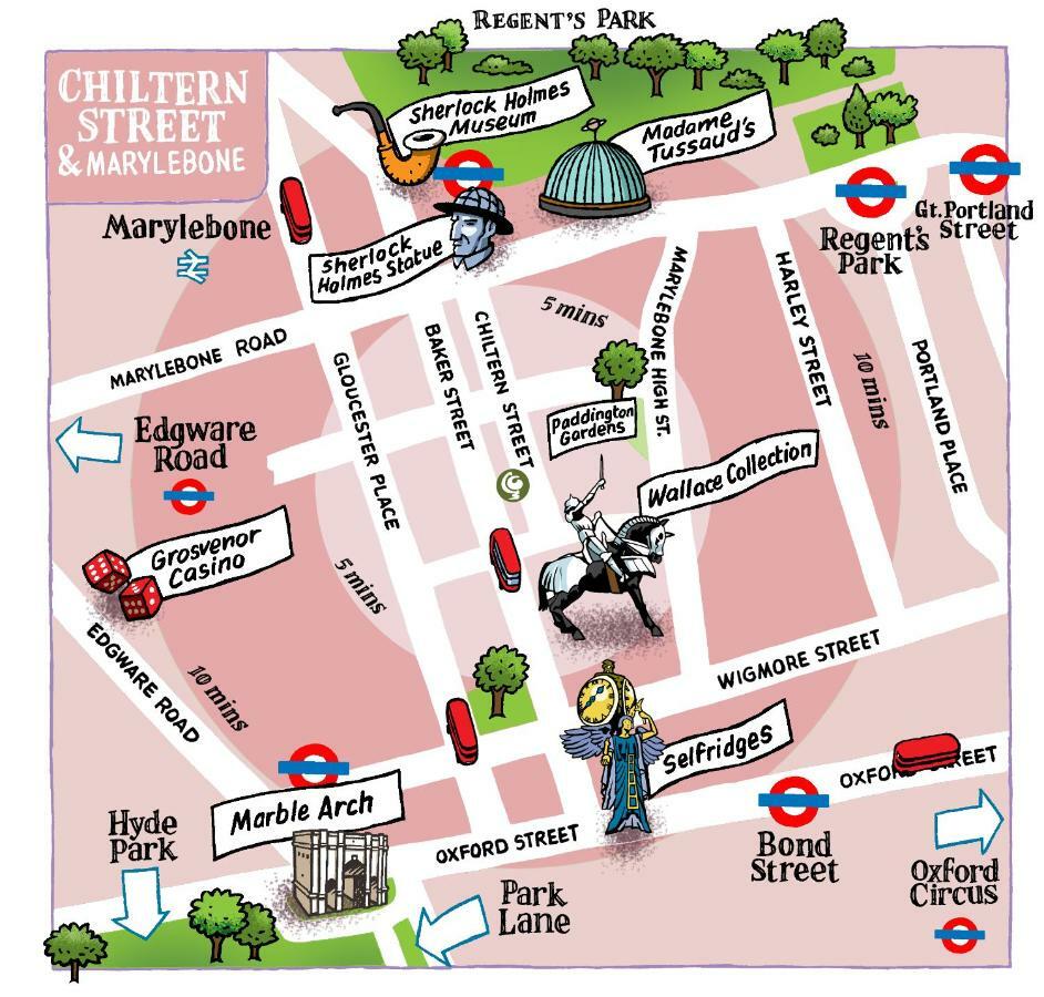 Chiltern Street Serviced Apartments - Marylebone لندن المظهر الخارجي الصورة